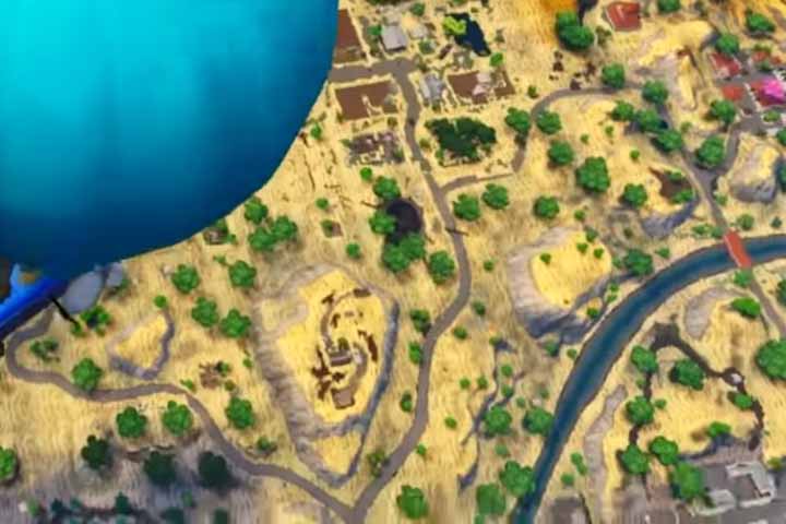 Fortnite : Carte désert suite à un bug de texture
